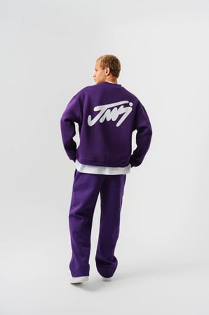 Premium Bisiklet Yaka Oversize Sweatshirt