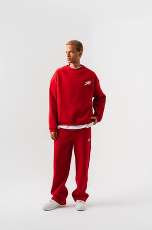 Premium Bisiklet Yaka Oversize Sweatshirt