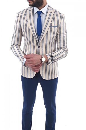 kombinli slimfit  Yelekli Takım Elbise