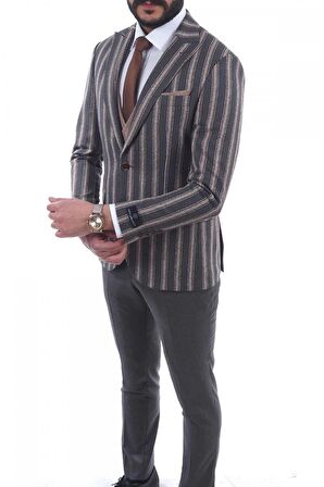 kombinli slimfit  Yelekli Takım Elbise