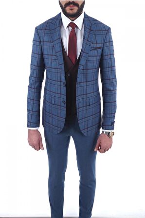 Kombinli Slimfit Drop 6 Takım Elbise