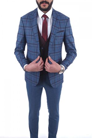 Kombinli Slimfit Drop 6 Takım Elbise