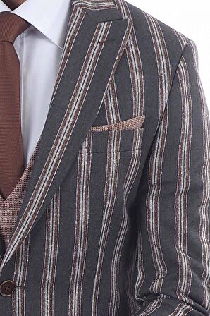 kombinli slimfit  Yelekli Takım Elbise