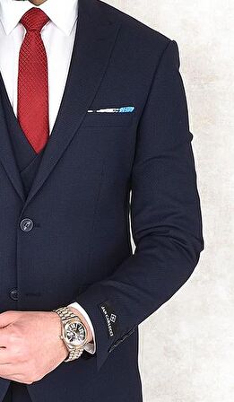Jan Carlucci Slimfit Yelekli Drop 6 Takım