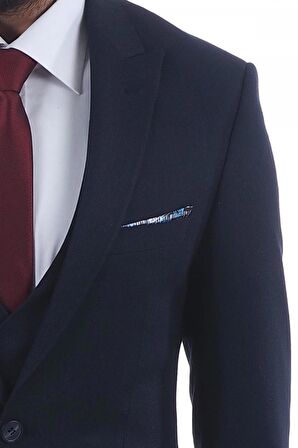 Jan Carlucci Slimfit Yelekli Drop 6 Takım