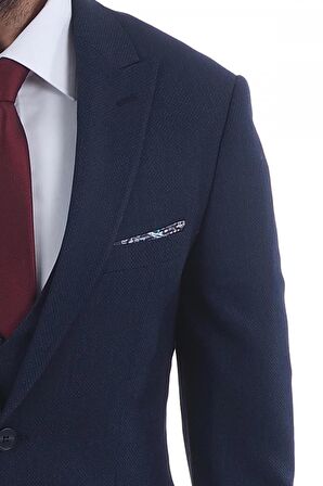 Jan Carlucci Slimfit Yelekli Drop 6 Takım