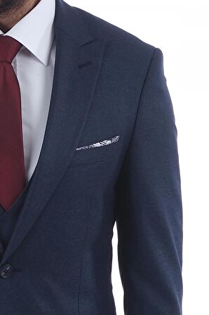 Jan Carlucci Slimfit Yelekli Drop 6 Takım