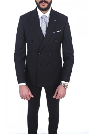 Jan Carlucci Kruvaze Slimfit  Drop 6 Takım