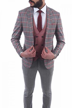 Kombinli Slimfit Drop 6 Takım Elbise