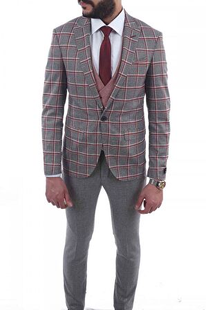 Kombinli Slimfit Drop 6 Takım Elbise