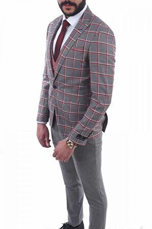Kombinli Slimfit Drop 6 Takım Elbise