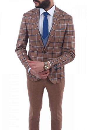 Kombinli Slimfit Drop 6 Takım Elbise