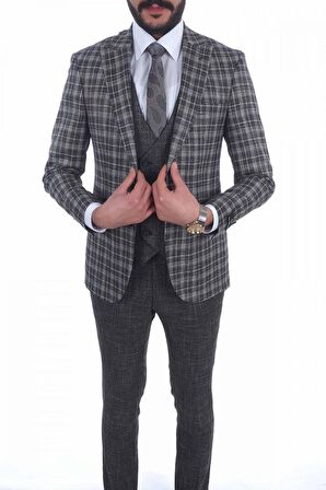 Kombinli Slimfit Drop 6 Takım Elbise