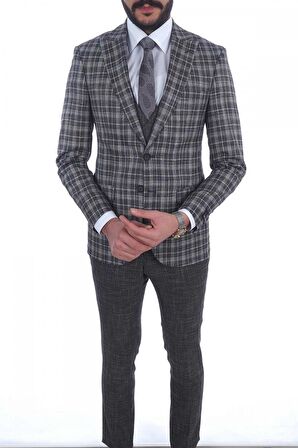 Kombinli Slimfit Drop 6 Takım Elbise