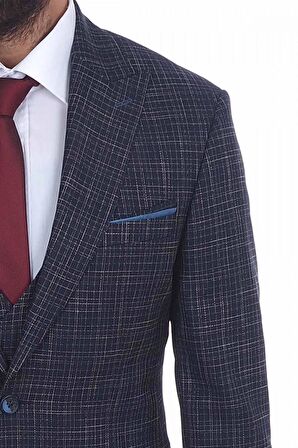 Jan Carlucci Slimfit Yelekli Drop 6 Takım