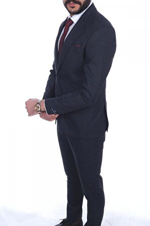 Jan Carlucci Slimfit Yelekli Drop 6 Takım