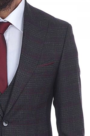 Jan Carlucci Slimfit Yelekli Drop 6 Takım