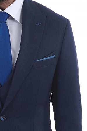 Jan Carlucci Slimfit Yelekli Drop 6 Takım