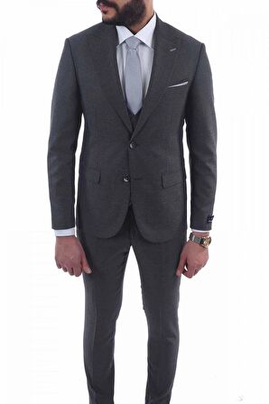 Jan Carlucci Slimfit Yelekli Drop 6 Takım