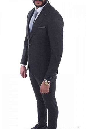 Jan Carlucci Slimfit Yelekli Drop 6 Takım