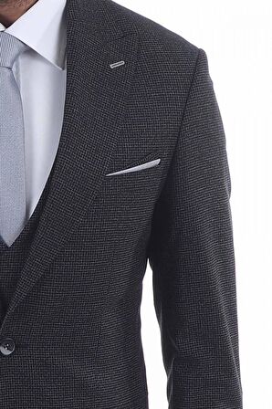 Jan Carlucci Slimfit Yelekli Drop 6 Takım