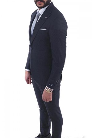 Jan Carlucci Slimfit Yelekli Drop 6 Takım