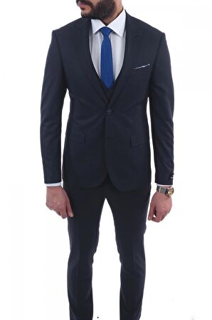 Jan Carlucci Slimfit Yelekli Drop 6 Takım