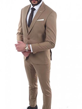 Jan Carlucci Slimfit Yelekli Drop 6 Takım
