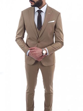 Jan Carlucci Slimfit Yelekli Drop 6 Takım