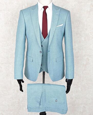 Jan Carlucci Slimfit Yelekli Drop 6 Takım