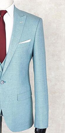 Jan Carlucci Slimfit Yelekli Drop 6 Takım