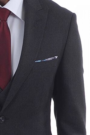 Jan Carlucci Slimfit Yelekli Drop 6 Takım
