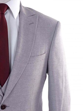 Jan Carlucci Slimfit Yelekli Drop 6 Takım