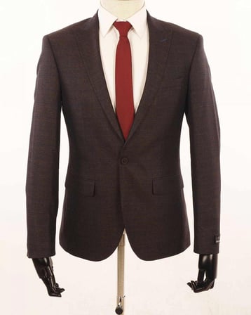 Jan Carlucci  Slimfit Drop 6 Ceket