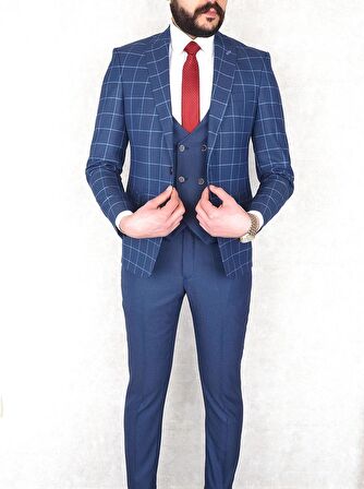 Fonte Falcao Kombinli Yelekli Drop 6 Takım-Açık Lacivert