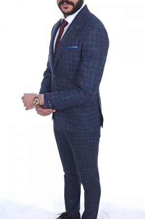 Jan Carlucci Slimfit Yelekli Drop 6 Takım