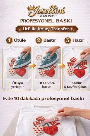XOXO Yazılı Çiçekli Ayıcık DTF Transfer Baskı 10 cm