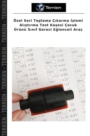 Özel Seri Toplama Çıkarma İşlemi Alıştırma Test Kaşesi Çocuk Ürünü Sınıf Gereci Eğlenceli Araç