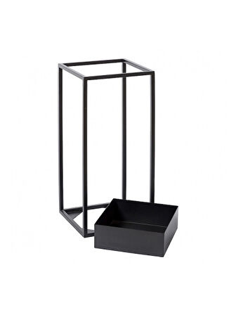 Dekoratif Metal Şemsiyelik Elektrostatik Toz Boyalı 30X30X60