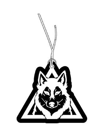 Jethızında Kurt Tasarımlı Dekoratif Oto Kokusu