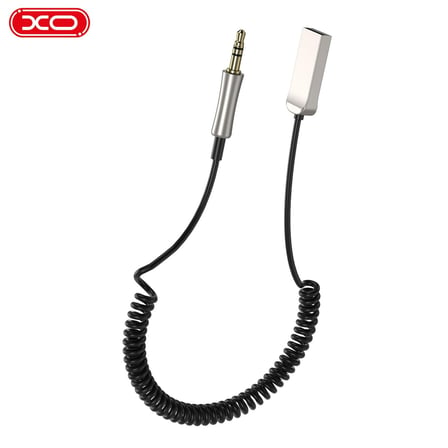 Ses Aparatı Medya Aktarıcı Cihaz Dönüştürücü NB-R202 Bluetooth 5.0 Aux to USB-A Araç Çevirici