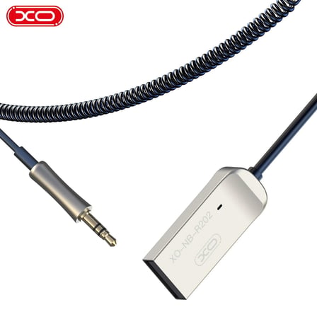 Ses Aparatı Medya Aktarıcı Cihaz Dönüştürücü NB-R202 Bluetooth 5.0 Aux to USB-A Araç Çevirici