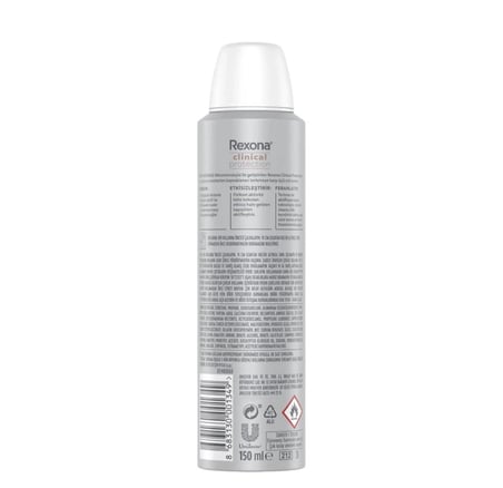 Rexona Clinical Protection Confidence Aerosol Kadın Deodorant 150 ml (Orijinal Ürün Güvencesi)