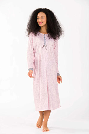 Viskon Hamile Kadın Gecelik