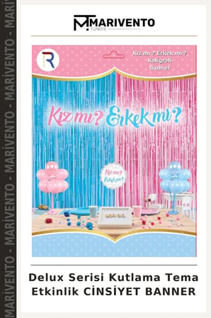 Delux Serisi Kutlama Tema Etkinlik CİNSİYET BANNER