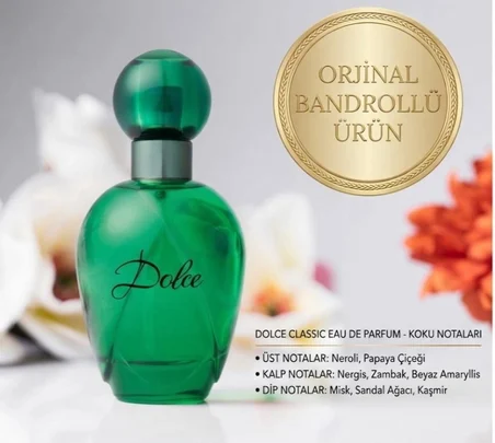 Dolce Classic Eau de Toilette 100 ml Kadın Parfüm (Orijinal Bandrollü Ürün)