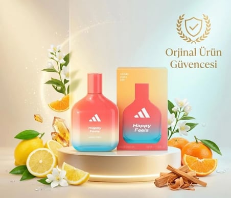 Adidas Vibes Happy Feels EDP 100 ml Kadın Parfümü - Kivi, Pembe Greyfurt & Nilüfer Notası