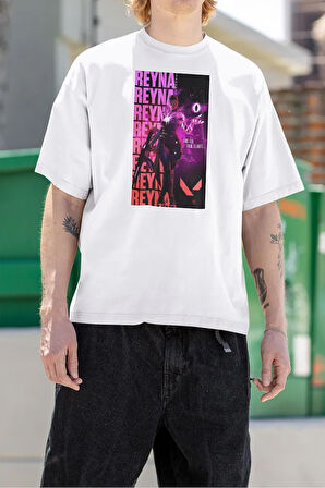 Valo Reeyna Baskılı Unisex Oversize Tişört