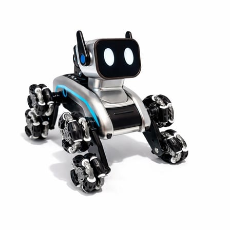 Bilekten Ve Uzaktan Kumandalı Şarjlı 8 Teker Akrobat Robot Köpek Müzikli ve Led Işıklı