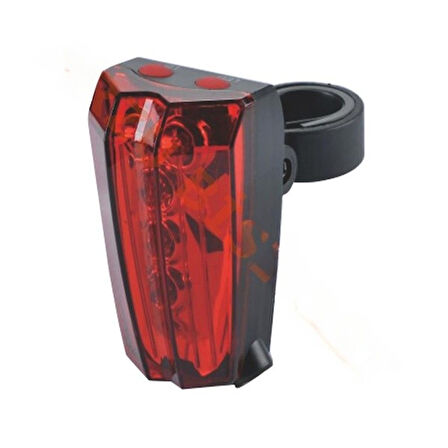  JING YI ARKA STOP LAZER 5 LED Lİ - 3 FONKSİYONLU - SU GEÇİRMEZ [PİL DAHİL]